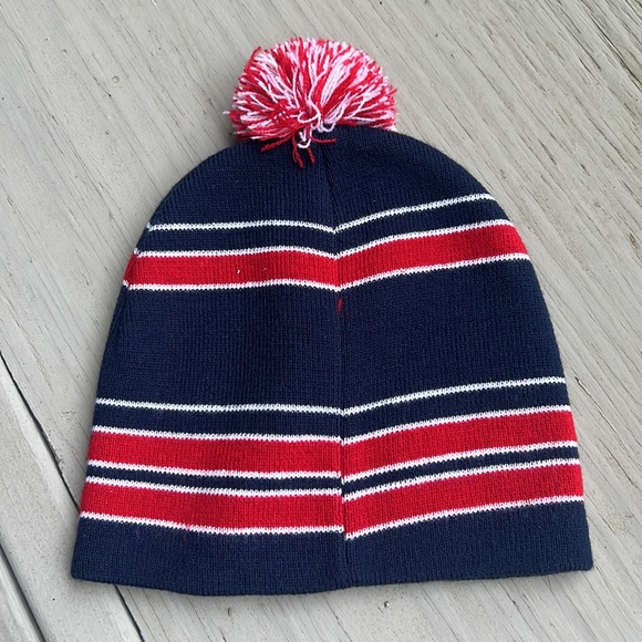 New York Rangers Striped Knit Hat - Picture 2 of 5